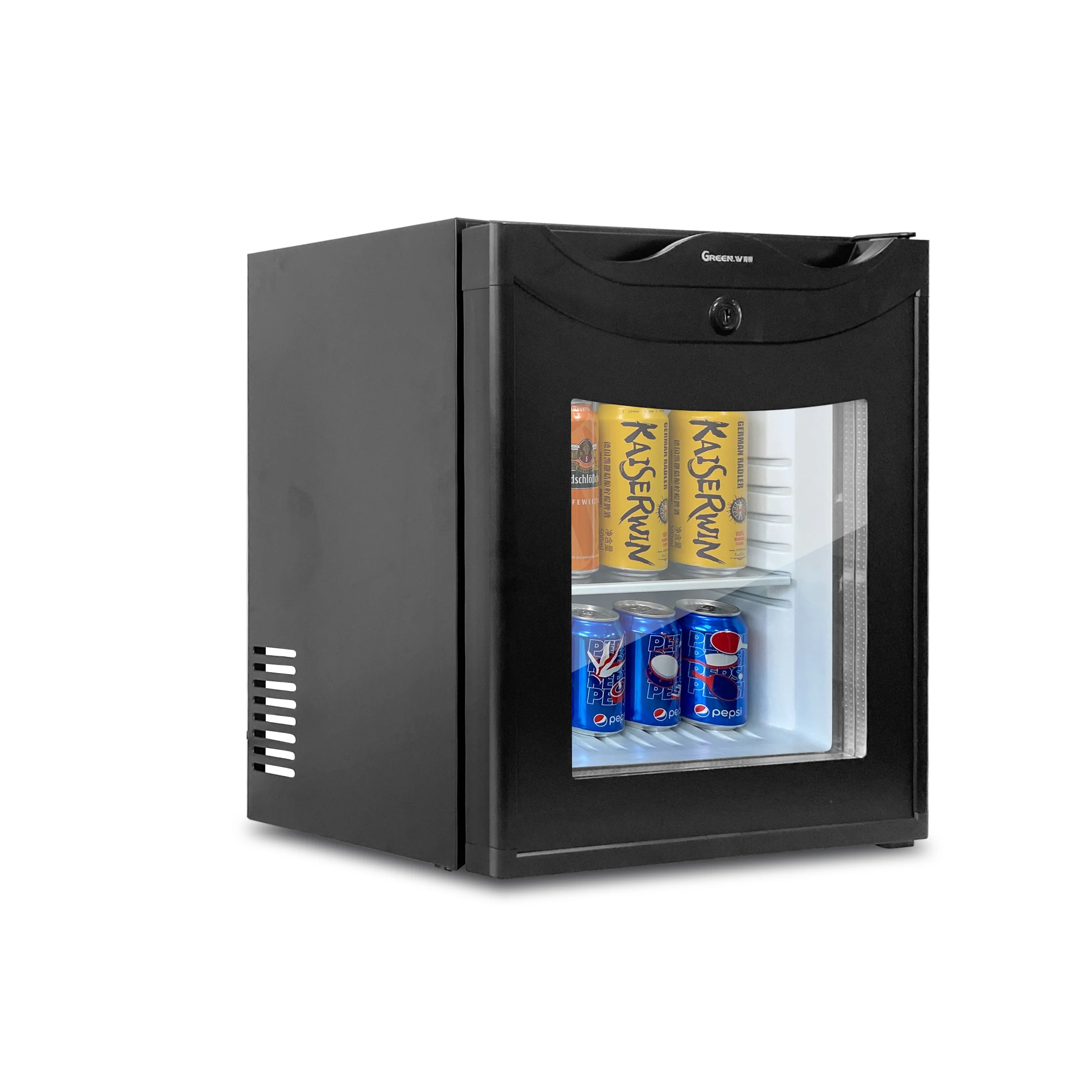 Factory Luxury custom 25 liter hotel minibar no Compressor mini fridge minibar refrigerator min fridge