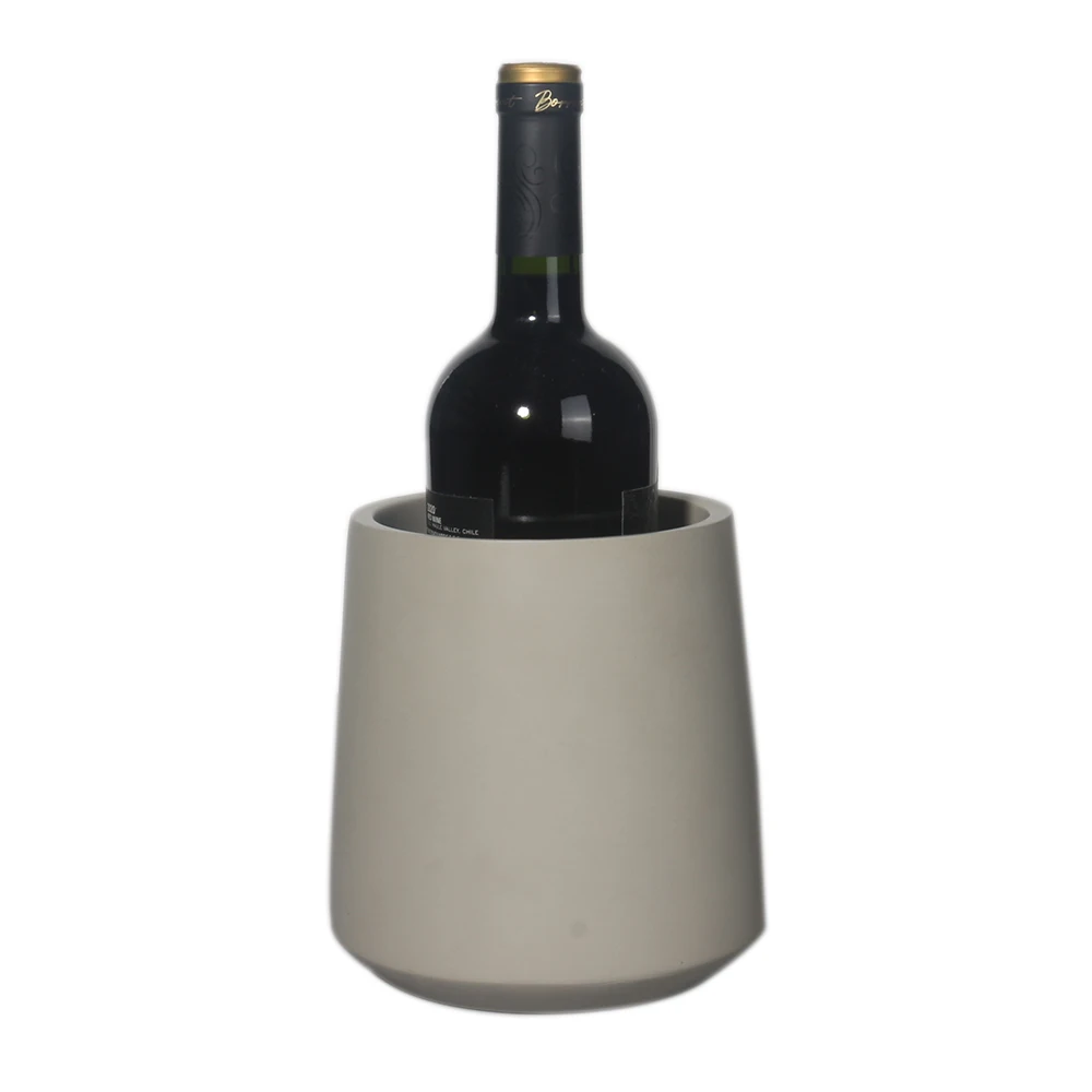 Concrete Ice Bucket for Home Decor Elegant Beverage Tubs for Indoor Use