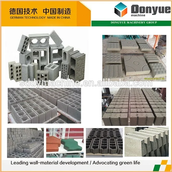 South African Concrete Block Making Machine Home Farm Construction Industries Hollow Block Making Fly Ash Cement Raw Engine