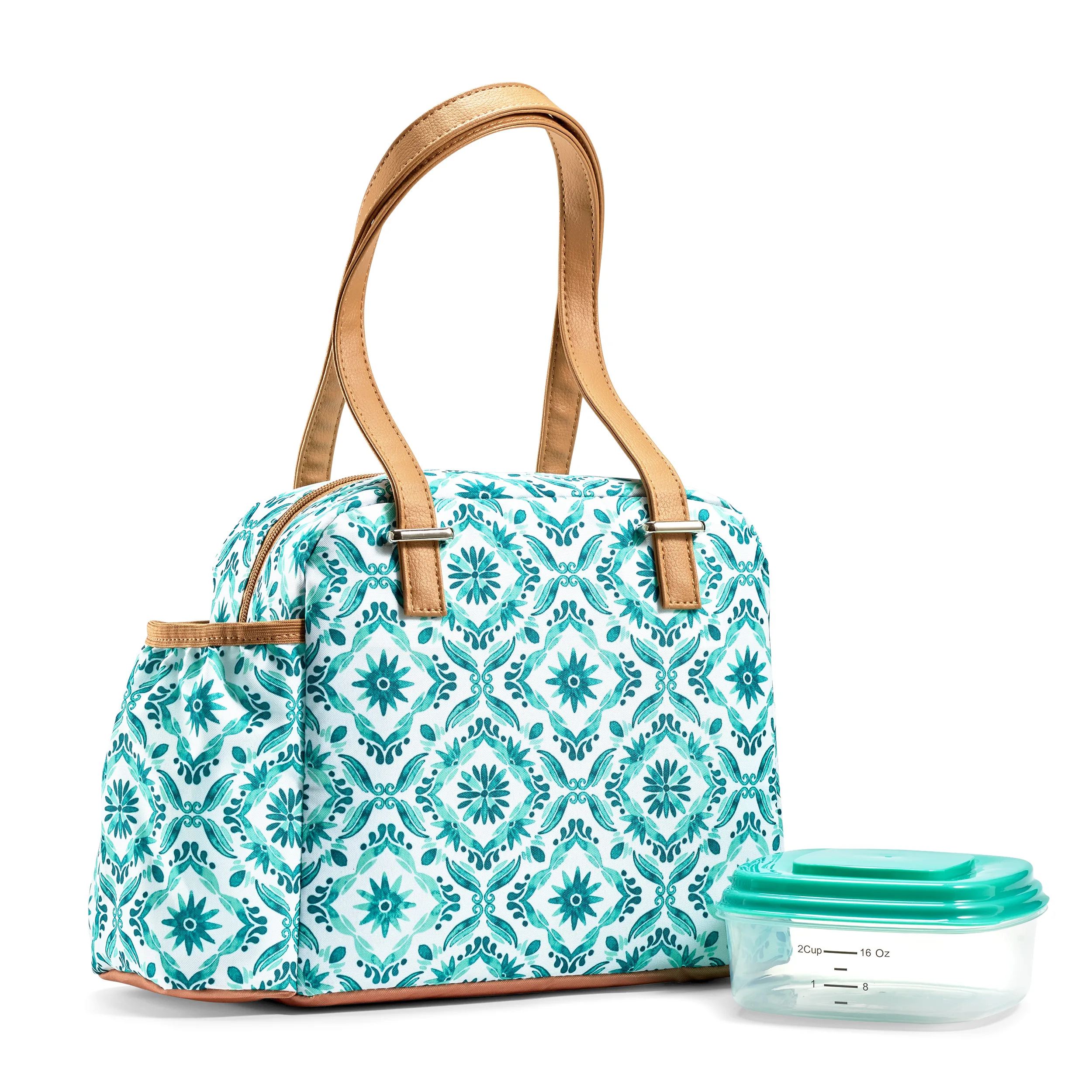 Factory Provides Best Quality Insulated Cooler Thermal Fashion Zipper Women Lunch Tote Bag