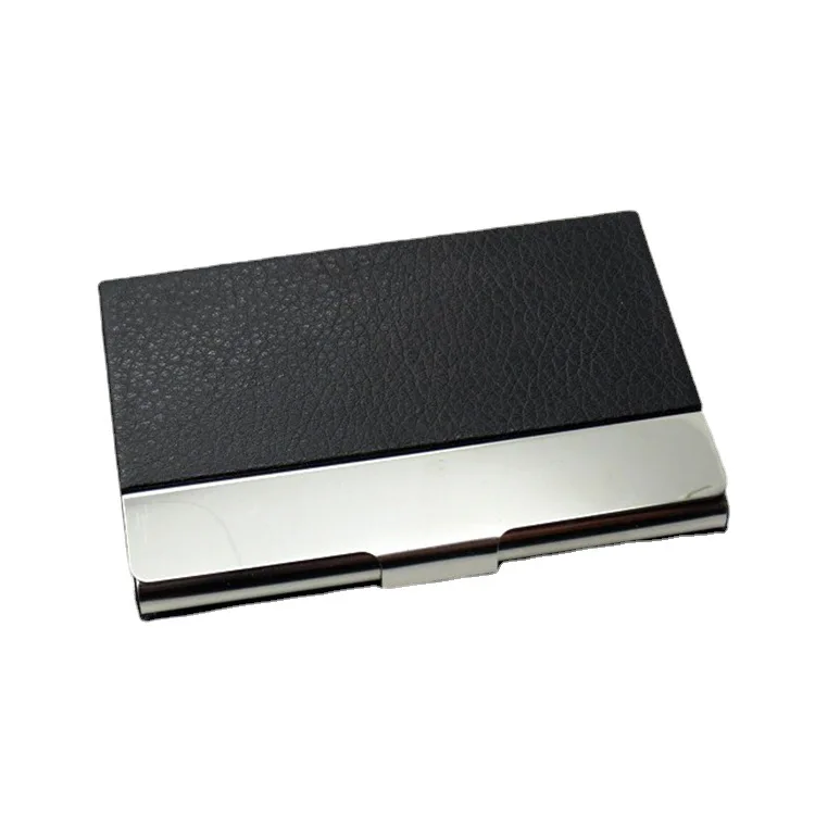 credit card nfc business bank card stainless steel case metal business card box Custom Logo