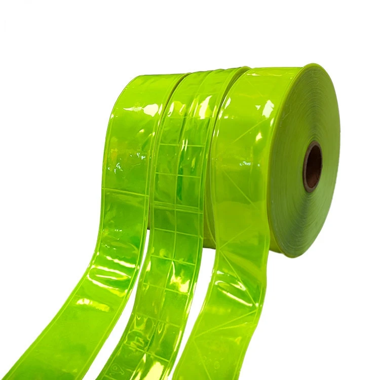 PVC Reflective lattice strip for safety vest,jackets,Reflective tape for safety clothing