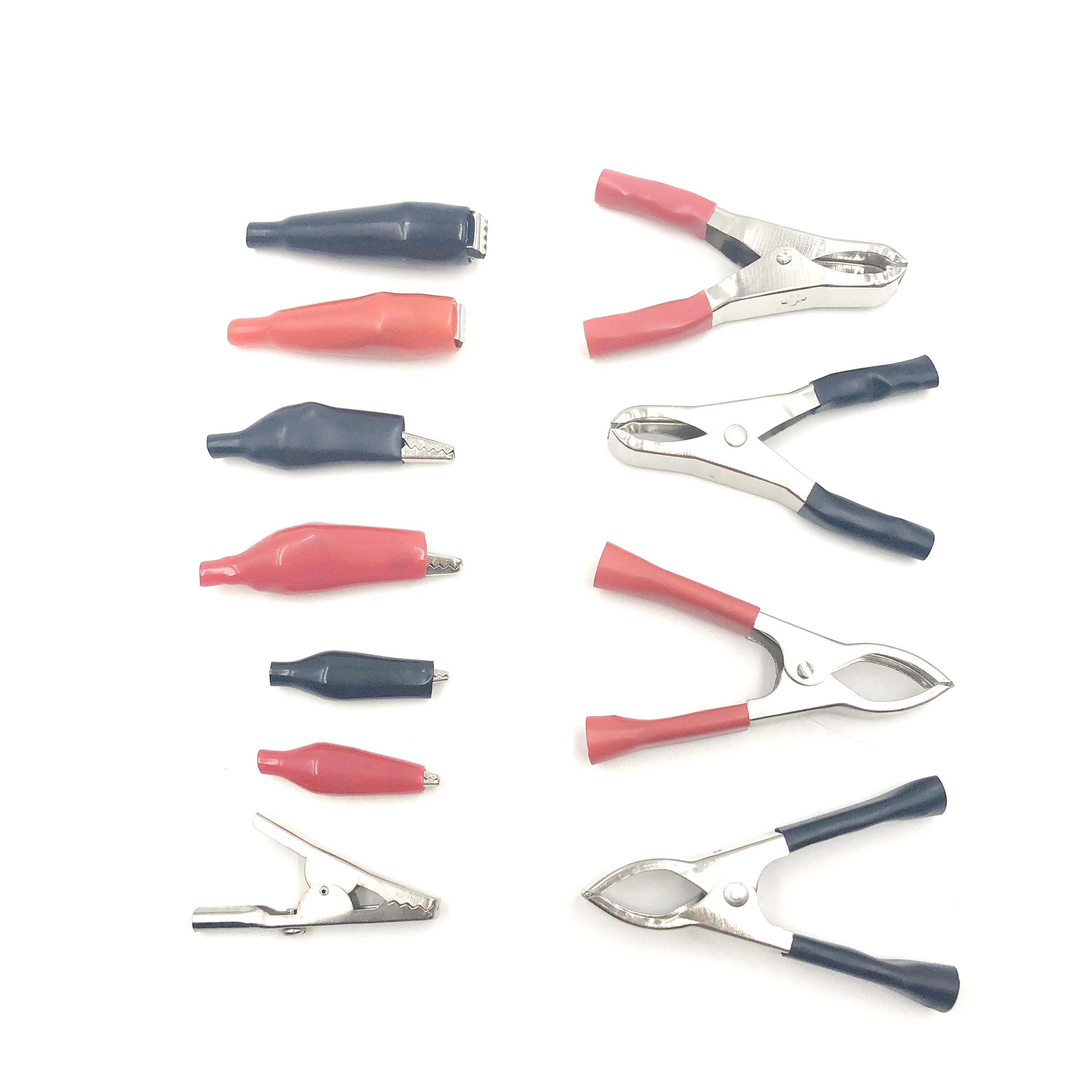 28 PC Alligator Clip Set Assortment Electrical Clamps