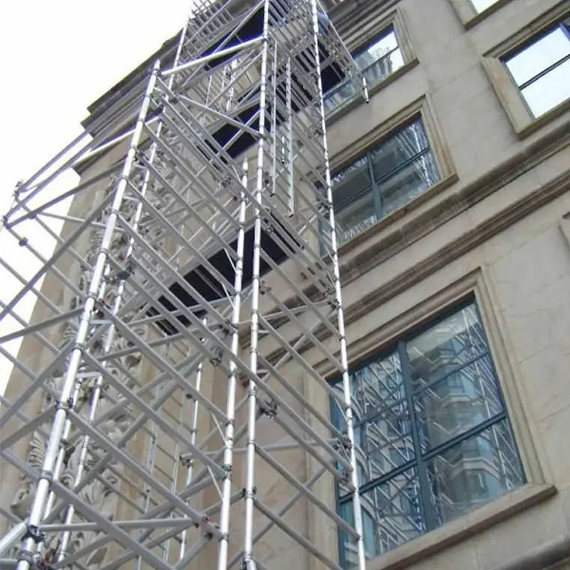 Китай Oem передвижная фасадная рама алюминиевая башня для строительных лесов