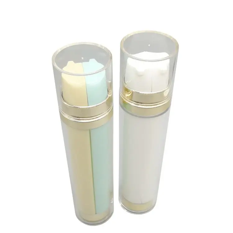 Custom 20ml 40ml 50ml Dual Pump And Dual Chamber Manufacturer of Plastic Bottle