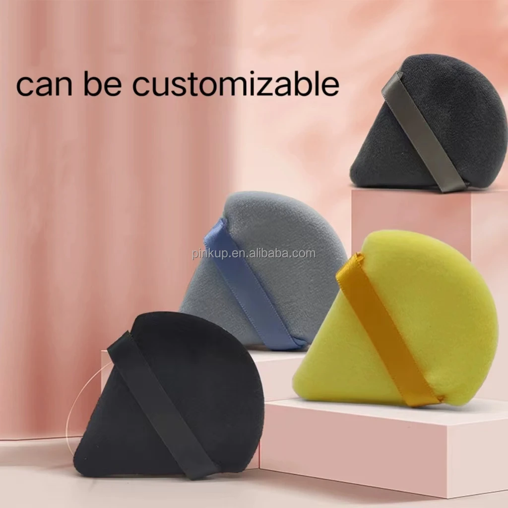 Customized Beauty Sponge Foundation Applicator triangle powder puff  cosmetic makeup tool