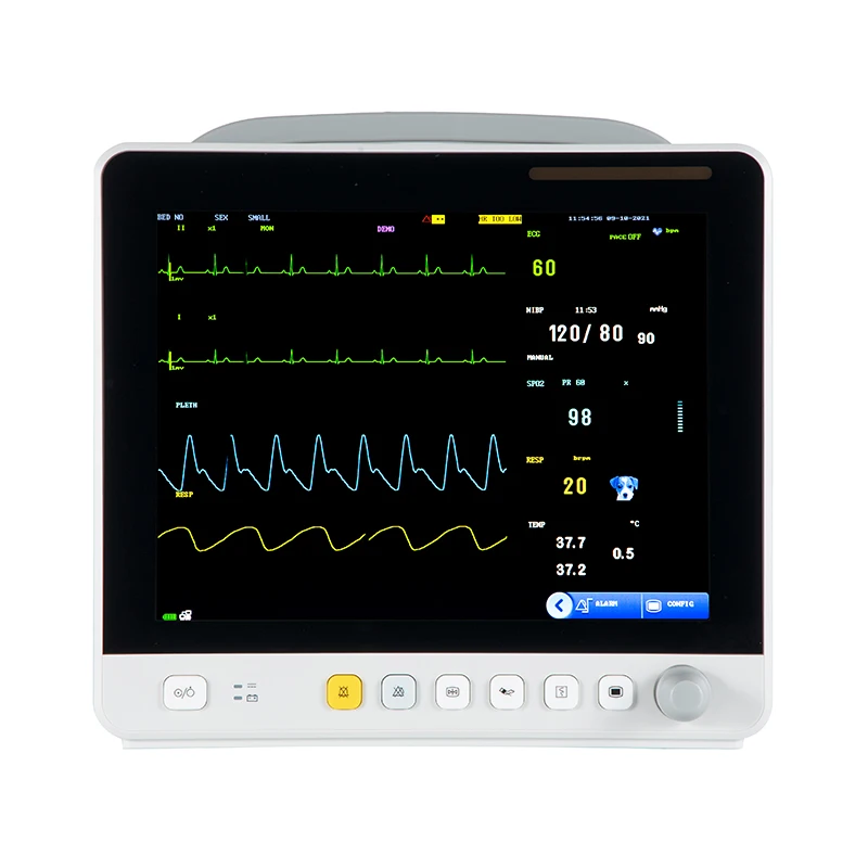 Yonker VE12 Medical Supply Hospital ICU Portable Multiparameter Monitor Machine for Vet