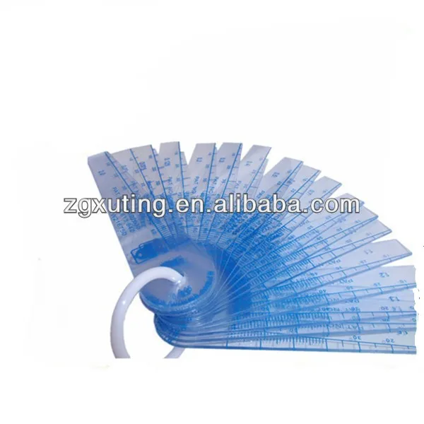 Super hardness High precision 20 blades /set 0.05 to 2.0 mm Thickness Plastic Feeler Gauge Gap Filler Measuring Tool