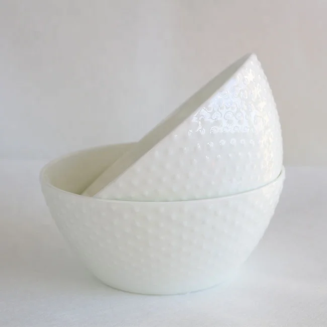 Eco Friendly Product White Porcelain Blows Custom Design Round Bone China Soup Bowl
