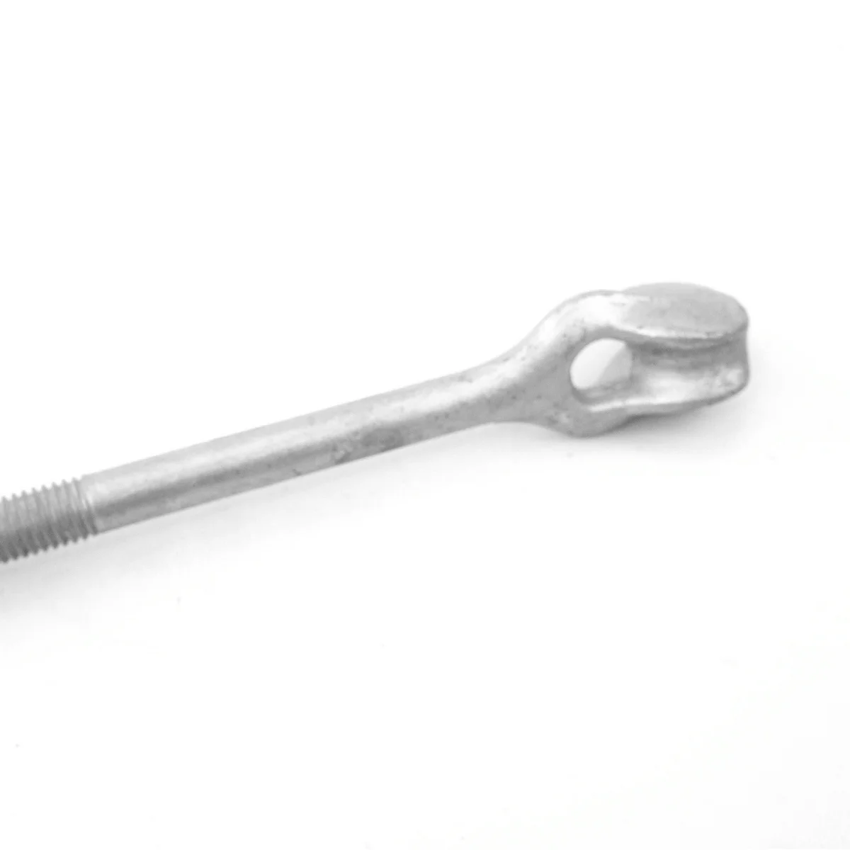 M20 x 150mm Hot-Dipped Galvanized Forged Guy Bolt Steel Hex Bolt for Tower Anchoring Rust-Resistant