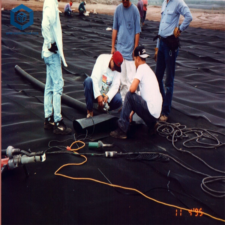 Double Tough Waterproofing Pond Geomembrane Sheet Price for Mining Project in Kenya
