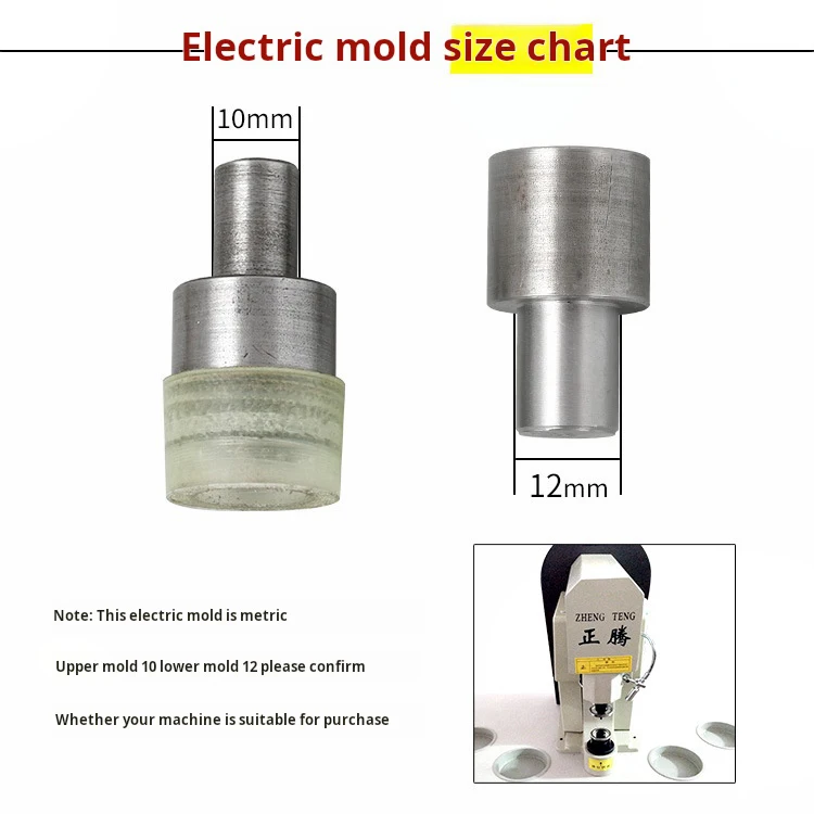 633/831 Manual Press Machine Snap Fastener with Mold Leatherwork and Fabric