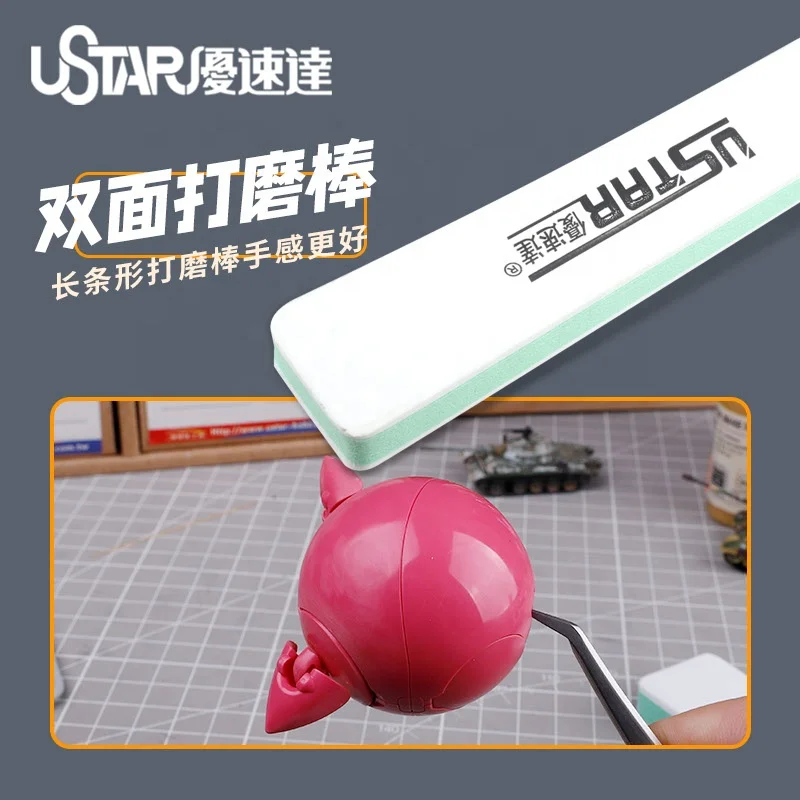 Gunda toy model tool ustarUA-90691 four side sanding file set coarse/medium/fine/oil mesh wholesale