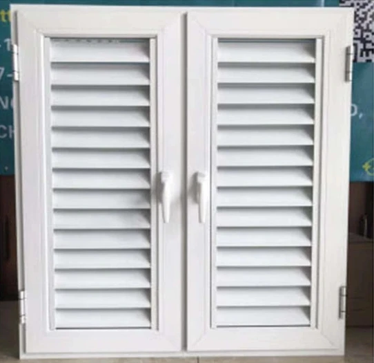 New Design Hurricane Impact Metal Window Shutters Aluminium Louver Window/Jalousie External Shutters Door
