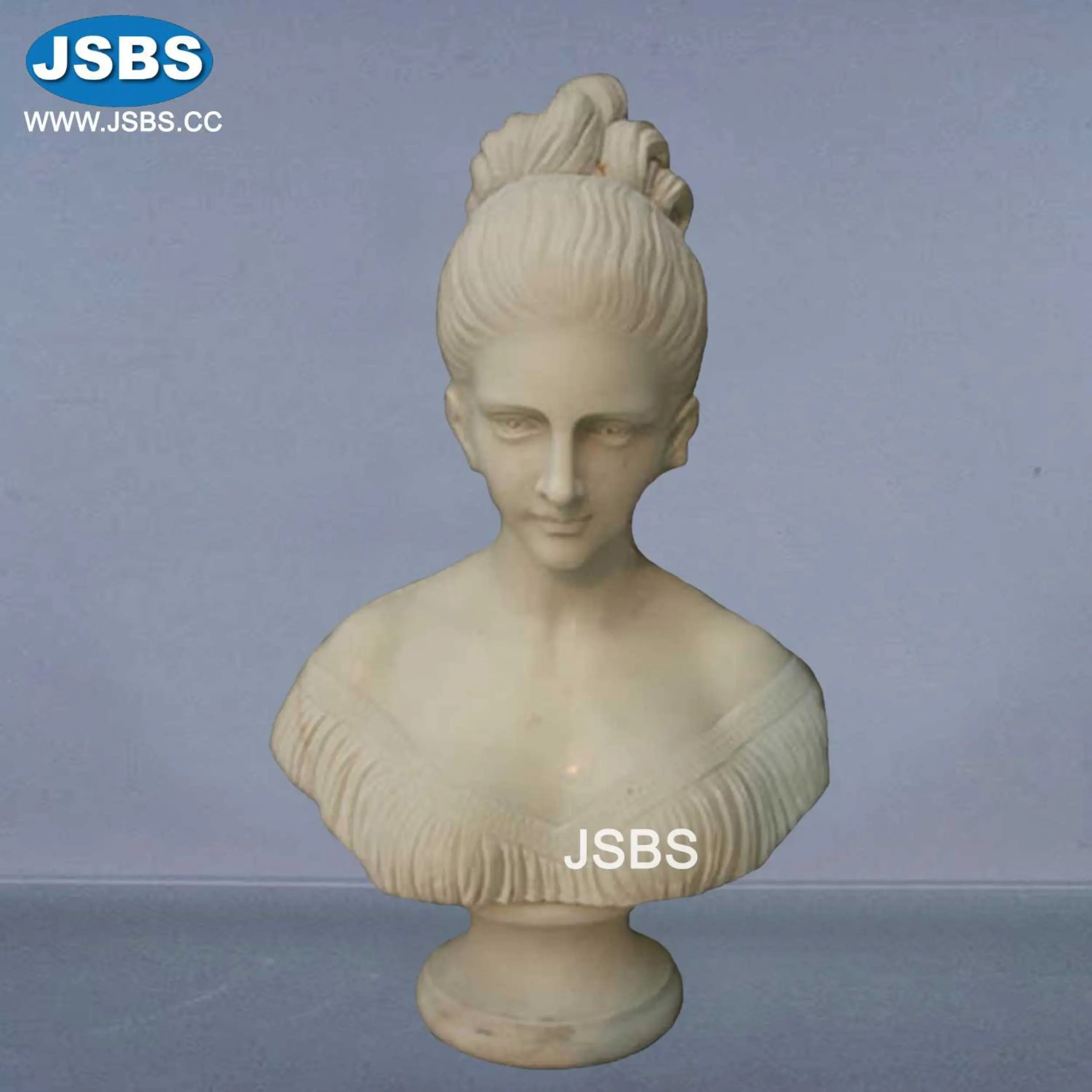 White Marble Aphrodite Head Bust