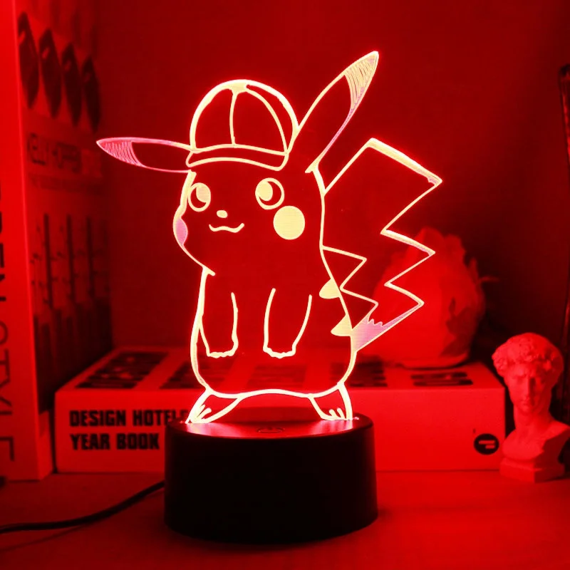Promotional Gifts Creative Anime Lamparas Acrylic Table Desk 3D Photo Custom Kids Child Sleep Baby Night Light