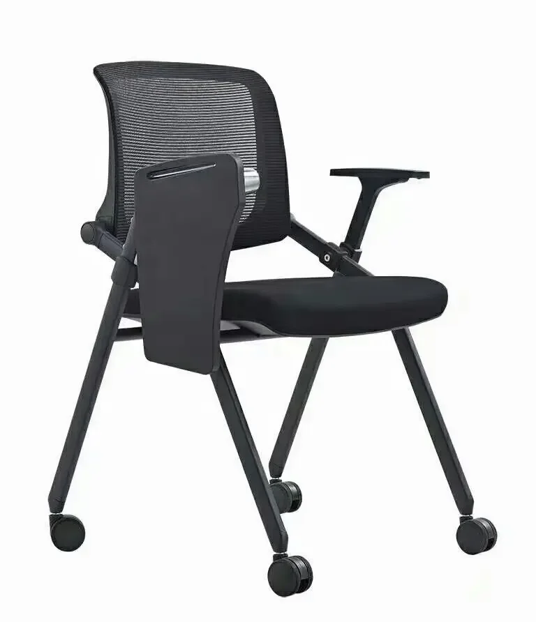 Современный дизайн, стул для конференц-тренировок, студенческий стул с регулируемым складным блокнотом для письма