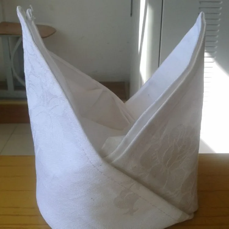 Soft cotton dinner events table fabric napkin 100% cotton white wedding table cloth  restaurant napkin