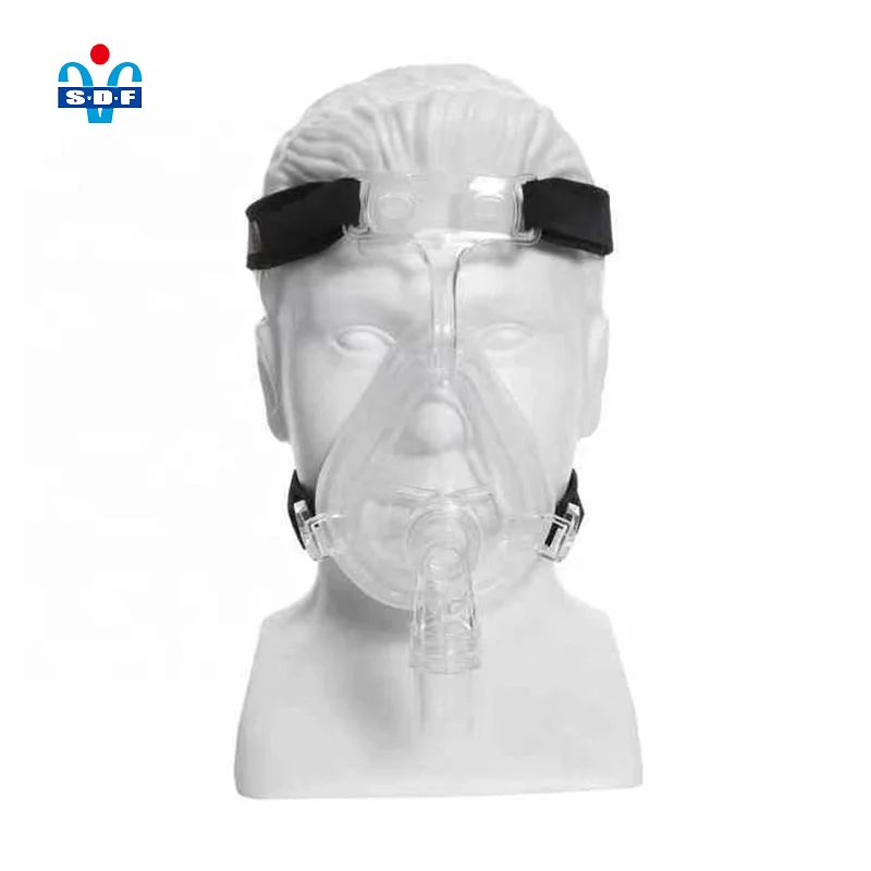High Quality Respiratory CPAP Mask Mouth and Nose Medical Silicone BPAP Breathing Mask