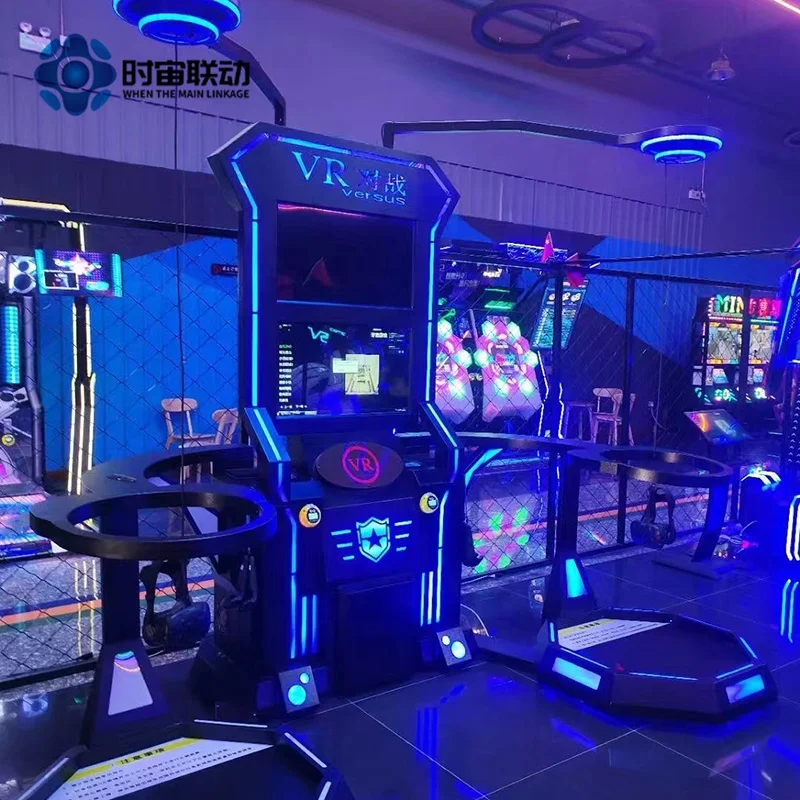 vr two-person battle walking platform two-person online battle interactive cs shooting panoramic game machine