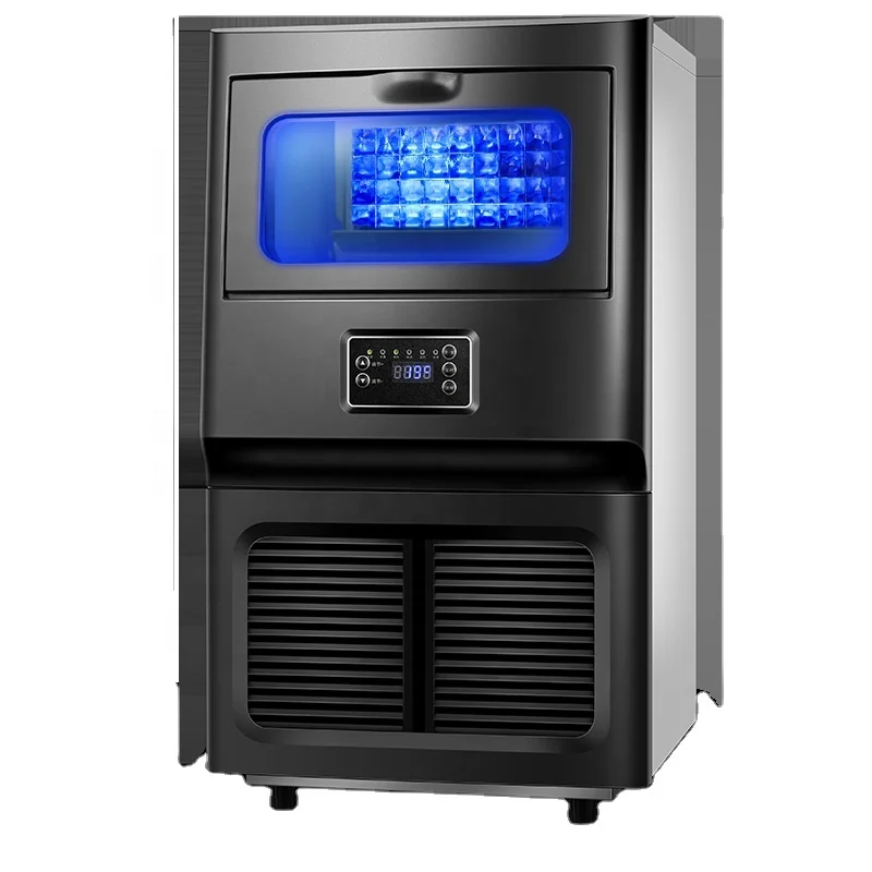 Льдогенератор, льдогенератор, машина для производства кубиков льда, льдогенератор 70 фунтов/24 часа