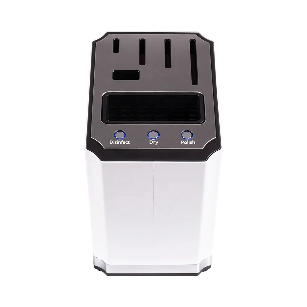 
UV Kitchen Knife Sterilizer Block with hidden Sharpener,Smart Kitchen Appliances Products Sterilizer Knife holder 