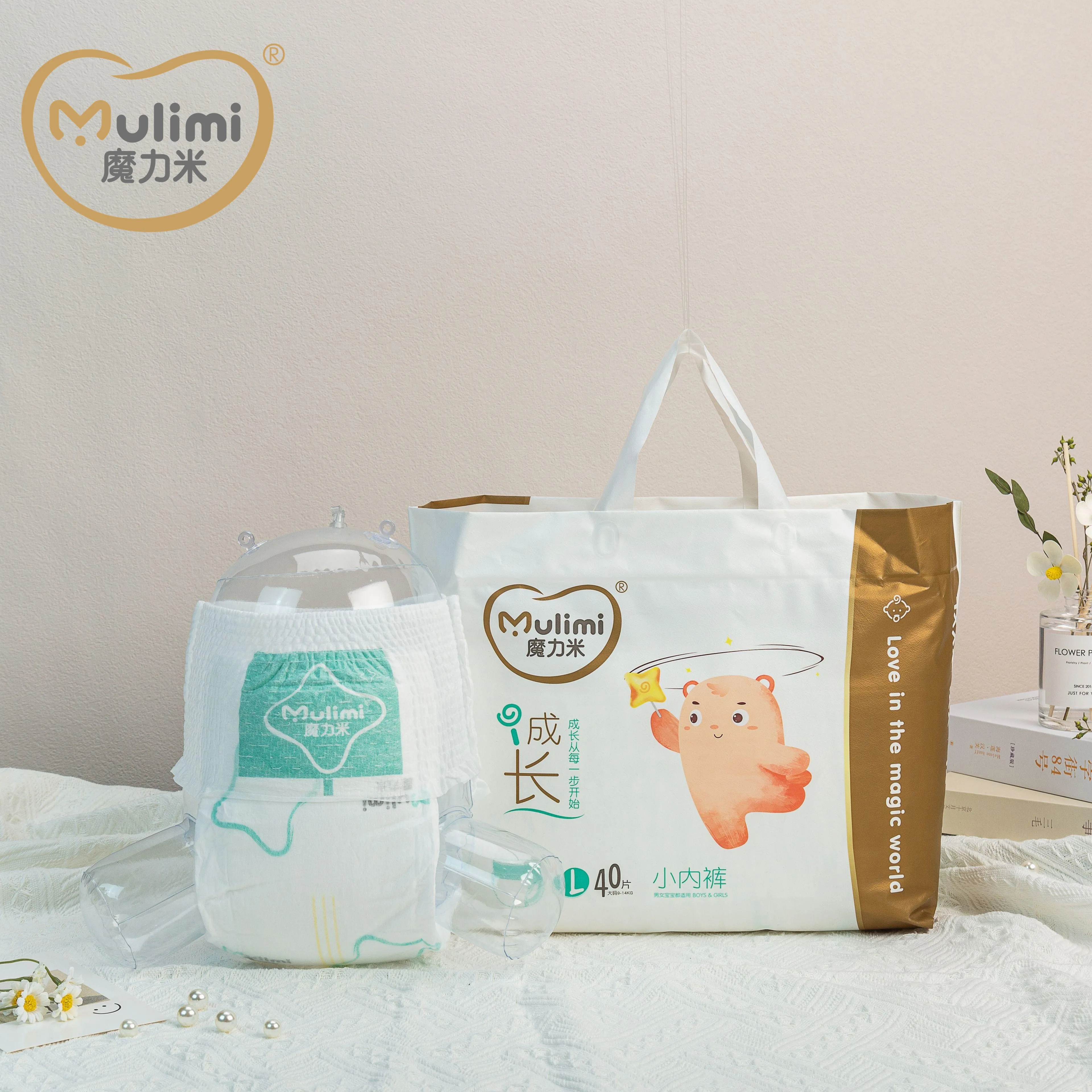 Factory Wholesale High Absorbency Diapers training pants disposable Soft baby pant diapers