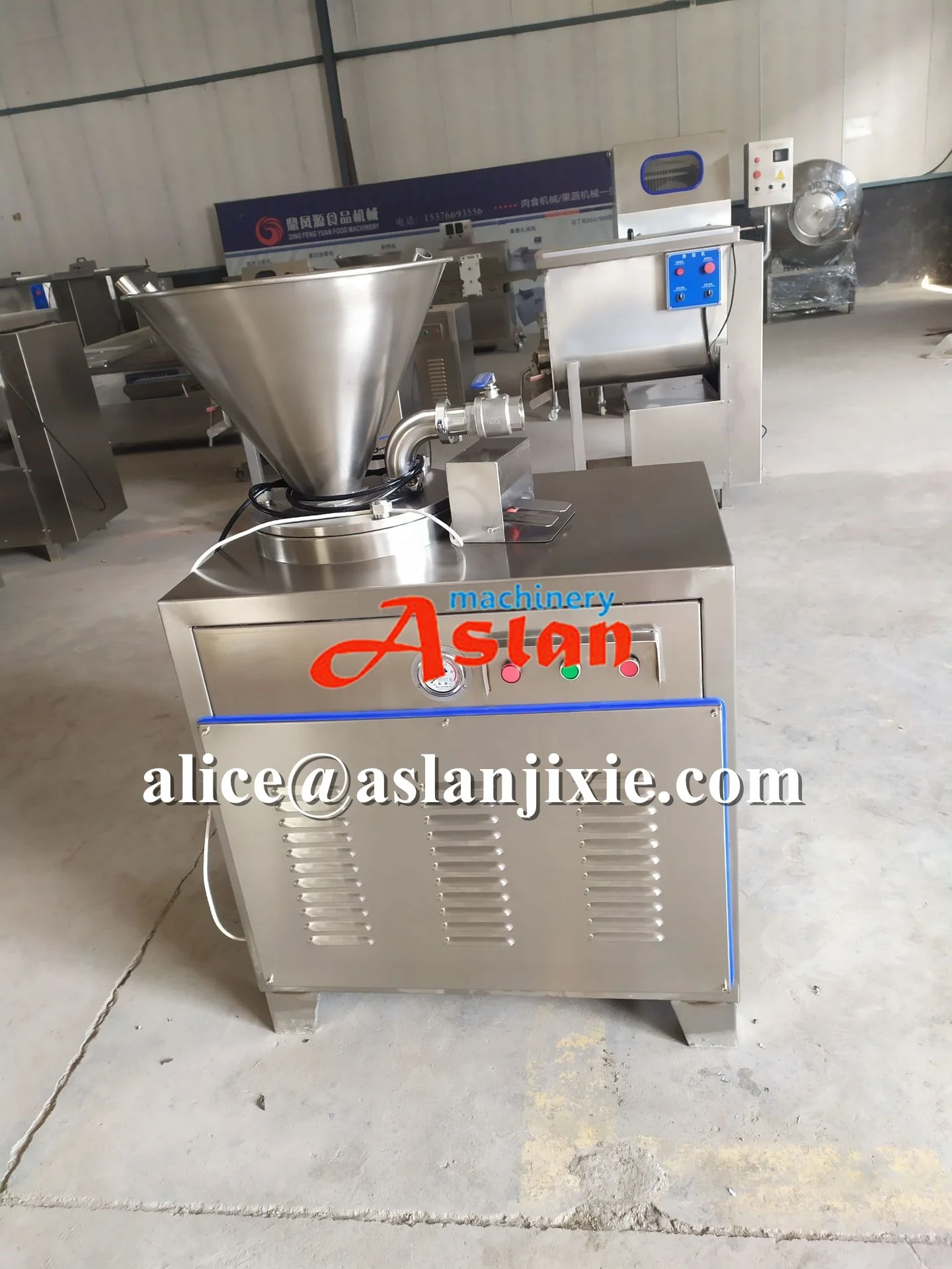 italian salami sausage filling making  machine/ 50L 304 stainless steel Hydraulic enema machine