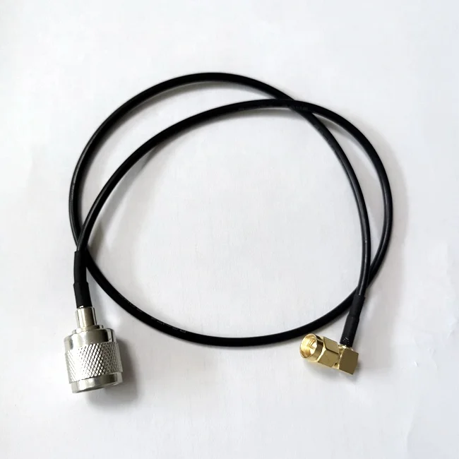Right Angle SMA Male Plug to TNC Male Plug RF Connector RG174 Cable Assembly Jump Cable