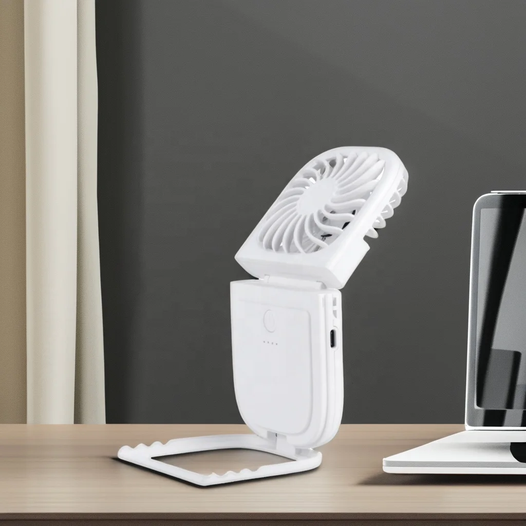 Electric Mini Necklace Wearable Hands-Free Cordless Personalized Outdoor Portable Summer USB Hanging Cooling Hanging Neck Fan