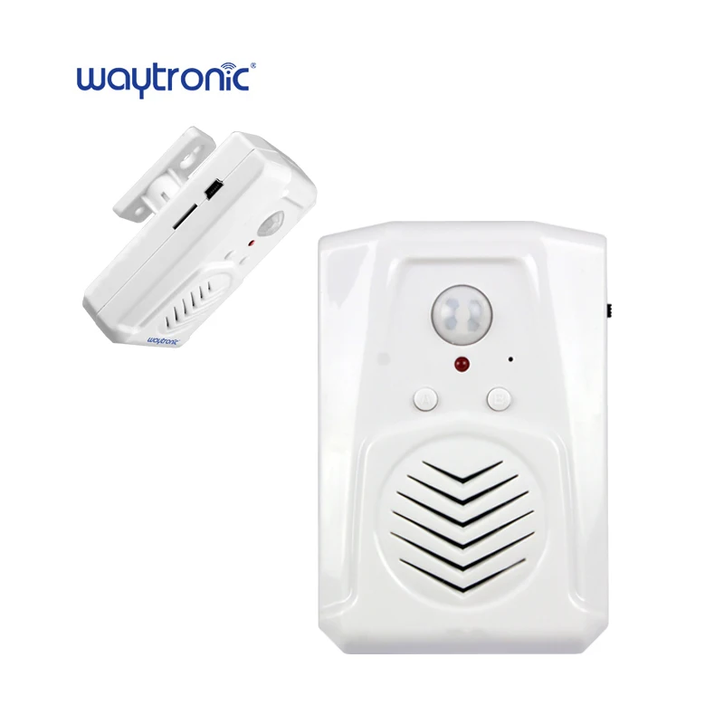 Indoor Wireless Pir Motion Sensor Activated Safety  Alarm Smart Infrared Human Body Detection DIY Voice Prompt Player