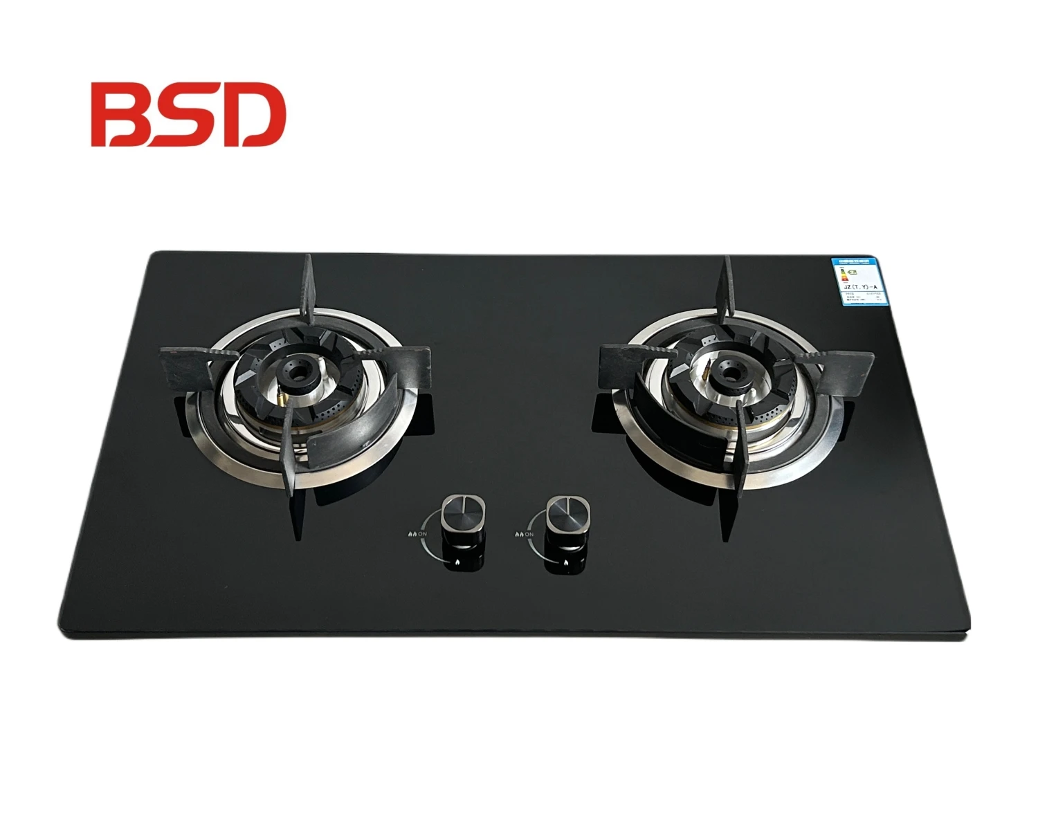 BSD 2 горелки плита латунная горелка стеклянная панель Встроенная газовая плита (горячая!)