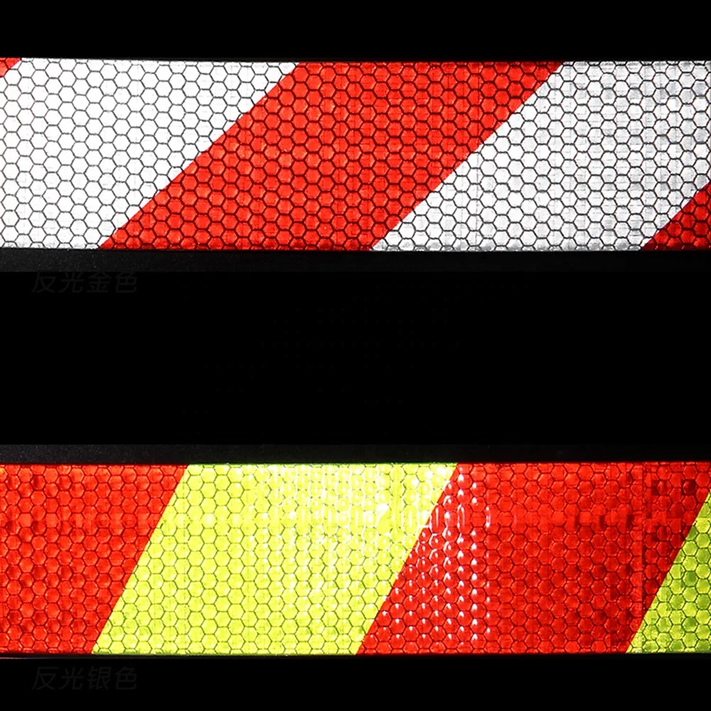 Hot Sale Customize Printed Signal Adhesion Safety Flagging Barrier Pvc Reflective Warning Tape