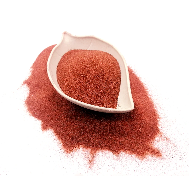 Red Garnet Aluminum Oxide Sand 30/60/80/120mesh Abrasives for Water Jet Cutting Glass & Marble Blasting