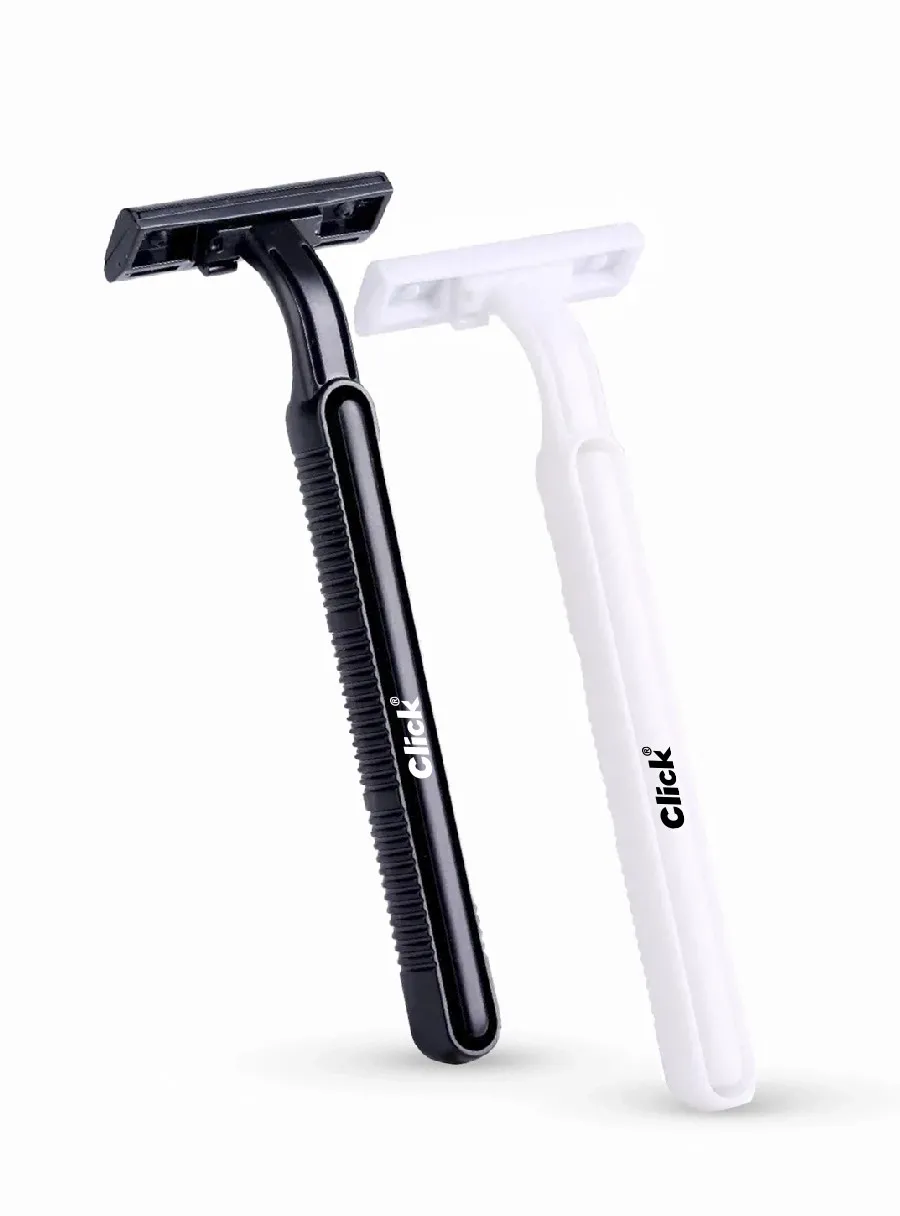 Hot Sale 2024 Factory Directly Supply High Quality Stainless Steel 2 Blades Click Twins 2 Tiger Safety Razor for Women Face