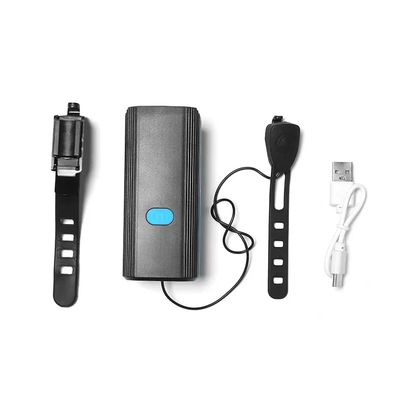 New Bicycle Horn Headlights Night Riding Lights USB Rechargeable LED Bicycle Lights