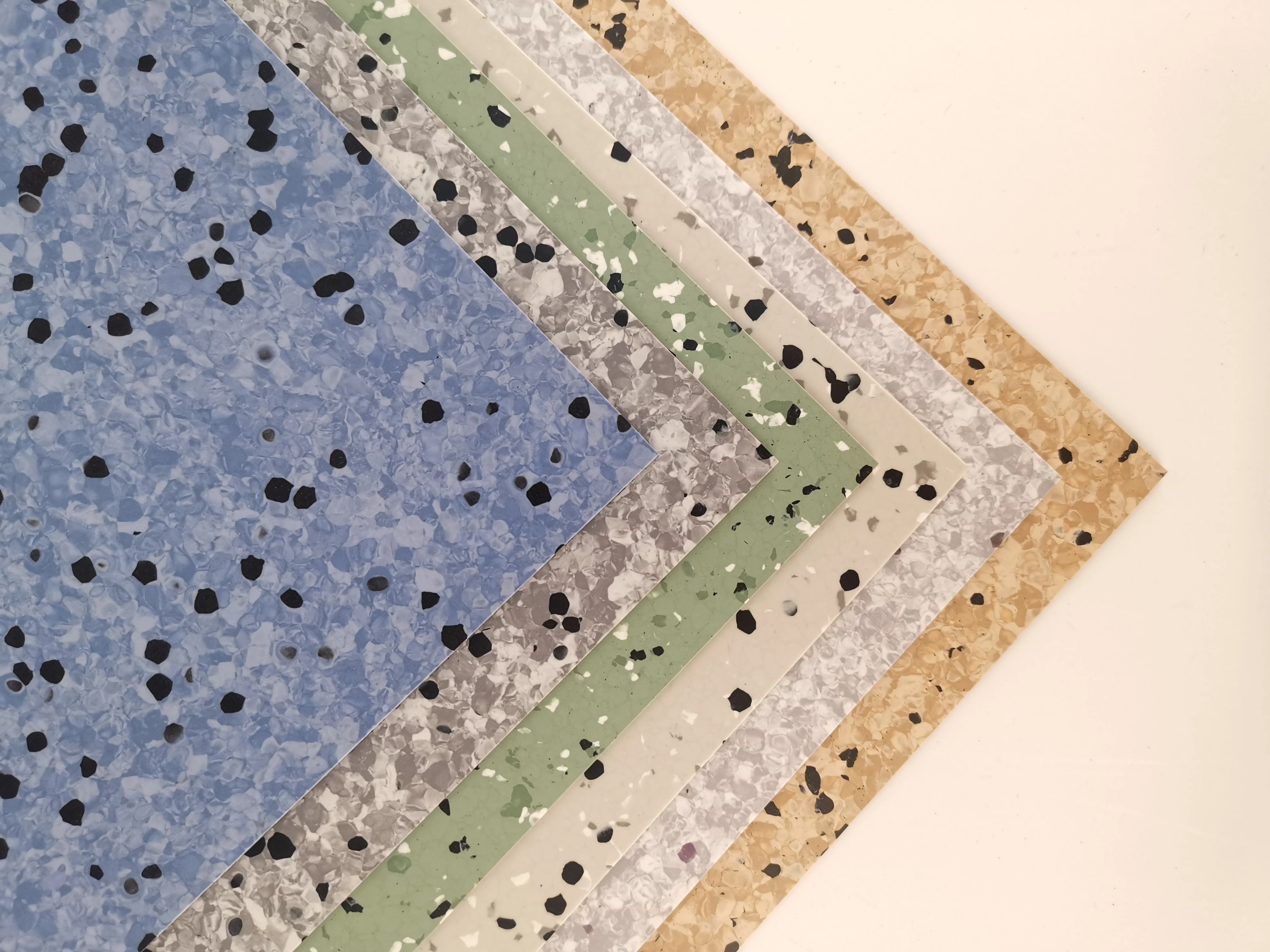 Anti-Static Insect-Proof White PVC Flooring Roll PVC Back Luxury Homogeneous Heterogeneous Rolling Floor