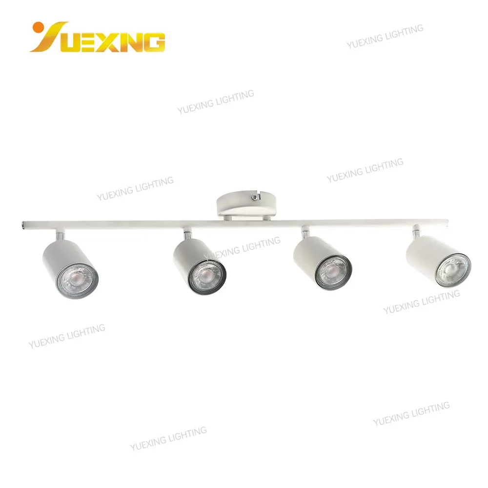 Contemporary living room market shop iron silver white spotlight indoor