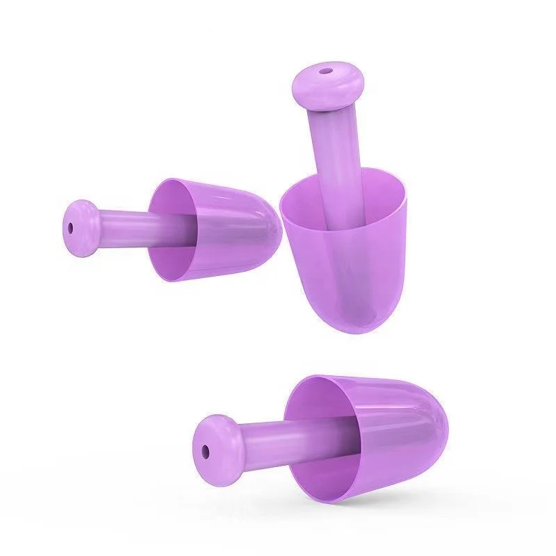 Bone Conduction Earplugs for Adults Comfortable Silicone Swim Ear Plugs Waterproof Cases Reusable Washable Water Shower Swim