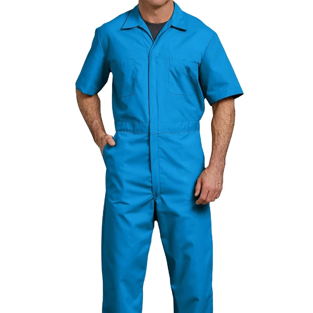 Polyester Cotton Reflective Stripes Jacket Workwear Uniforms with Reflective Tape