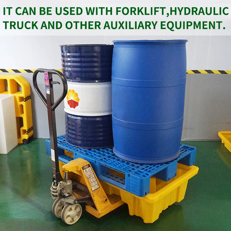 For Oil Control 1300*690*300 Ibc Pallet Spill Containment Pallet 2 Drum Spill Pallet Drum Container+