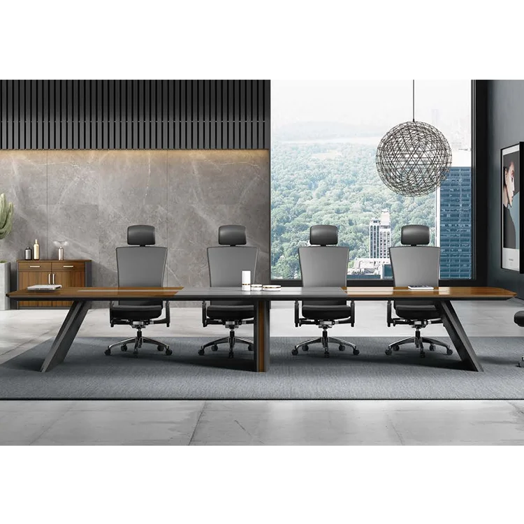 Executive Desk With Cabinet In Unique Modern Classic Style Luxury Office Furniture Boss Wood Table