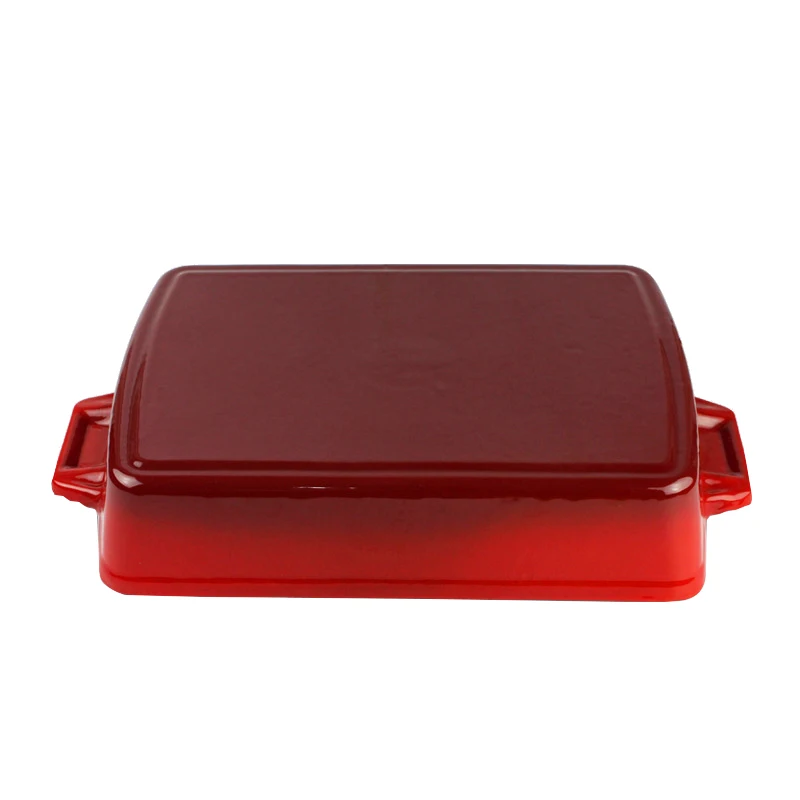 Cookwin эмалированная форма для выпечки запеканка Прямоугольная жарки лазаньи эмаль чугунная