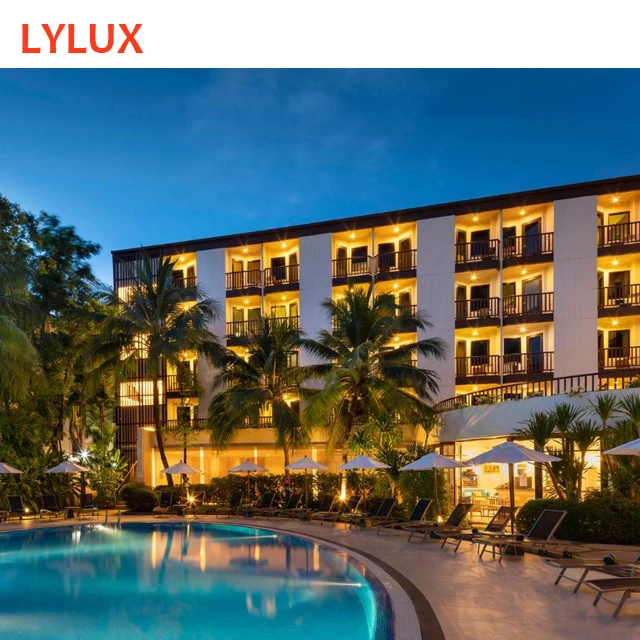 Steel framing 4 star hotel building luxury apartment hotel, resorts, suite with living room