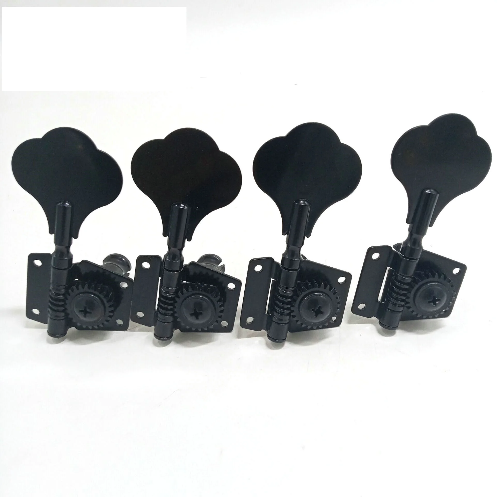 Hot sale low price high quality durable silver and black jazz bass guitar string knobs