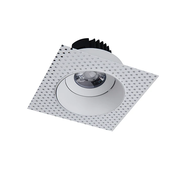 7 Вт 10 Вт глубокий Регулируемый trimless штукатурка-встраиваемые светодиодные потолочные светильники для отель светодиодные светильники trimless шоу-рум настенный светильник с новой уникальной технологией рассеивания