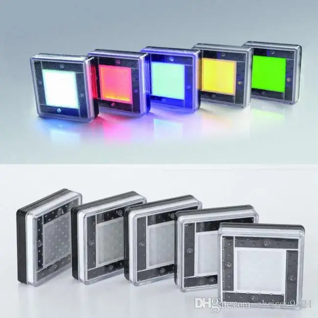Waterproof IP65  6 LED Garden Landscape Solar Led Brick Lighting Brick Lighting for Pavers Solar LED Ground Light