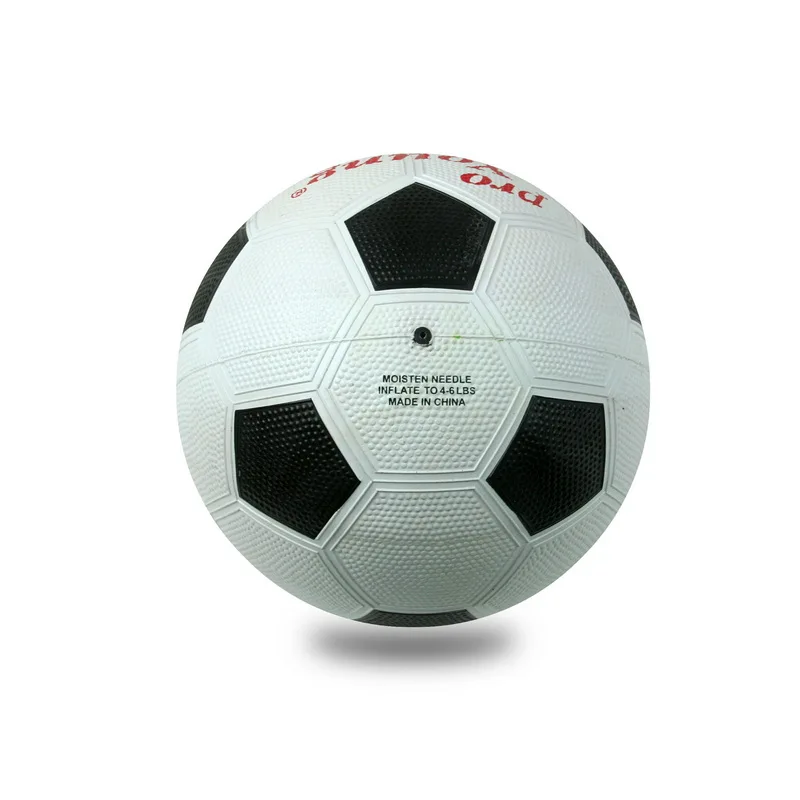 Рекламная печать логотипа на заказ резиновый спортивный футбольный мяч № 4