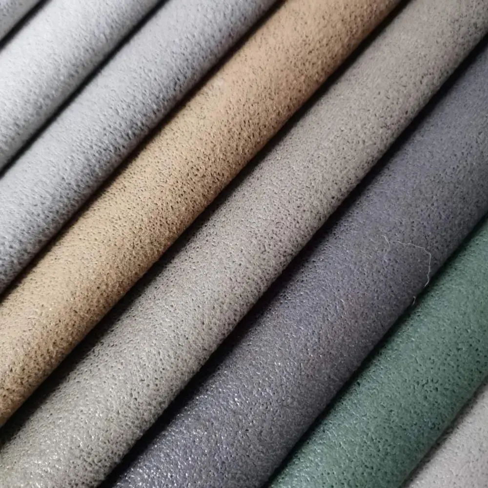 
tela para sofa sequin fabric design imitation leather wholesale knitted plush velvet fabrics 