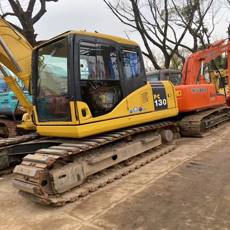 ZiHui Used Komatsu 130 excavator hydraulic crawler digger machinery with cheap price for sale  backhoe  excavator